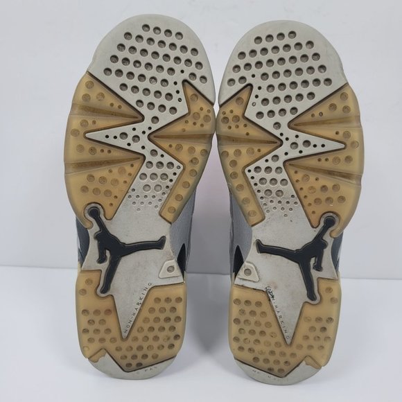 Nike Air Jordan Retro 6 GS Valentines Day Silver Youth Shoes 543390-009 US SZ 7Y - Picture 7 of 8